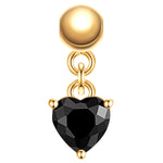 Charm Herz gold mit Zirkonia