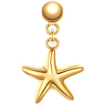 Charm Seestern gelbgold