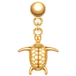 Charm Schildkröte gelbgold