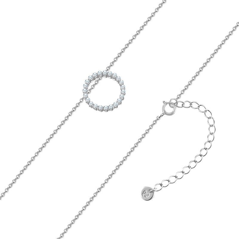 Kette CIRCLE mit Zirkonia