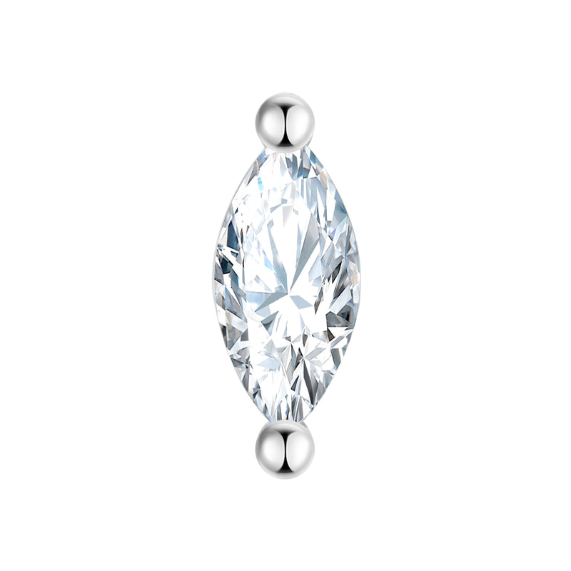Piercing Raute Zirkonia