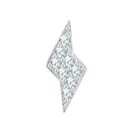 Piercing silber Blitz Zirkonia