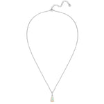 Kette silber Anhänger Opal (synth.)