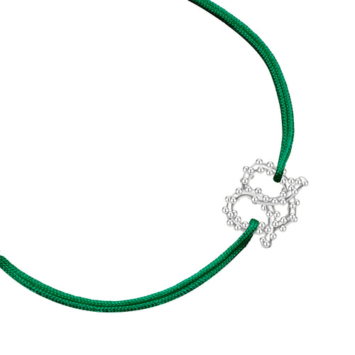 Armband Textil grün HERZ BREZE grün