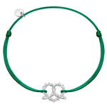 Armband Textil grün HERZ BREZE grün