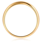 Geschwungener Bandring gelbgold