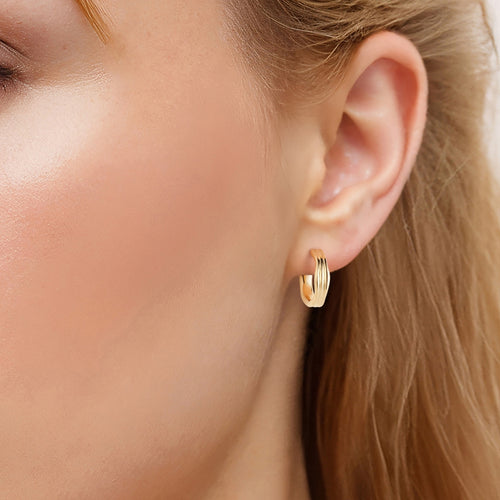Creolen offen gelbgold
