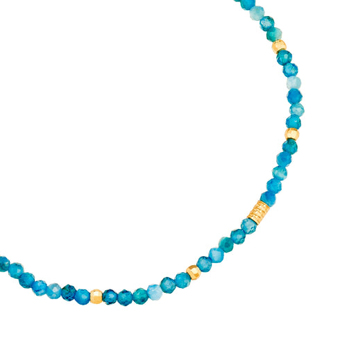 Armband gelbgold mit Apatit