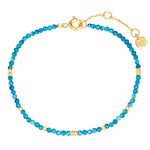 Armband gelbgold mit Apatit