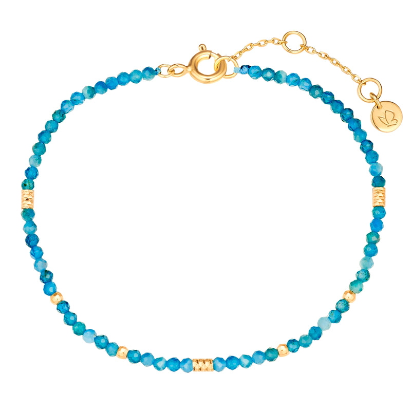 Armband gelbgold mit Apatit