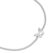 Panzer-Armband Schmetterling silber