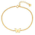 Panzer-Armband Butterfly gold