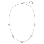 Kette mit Schmetterlings-Anhänger silber Zirkonia