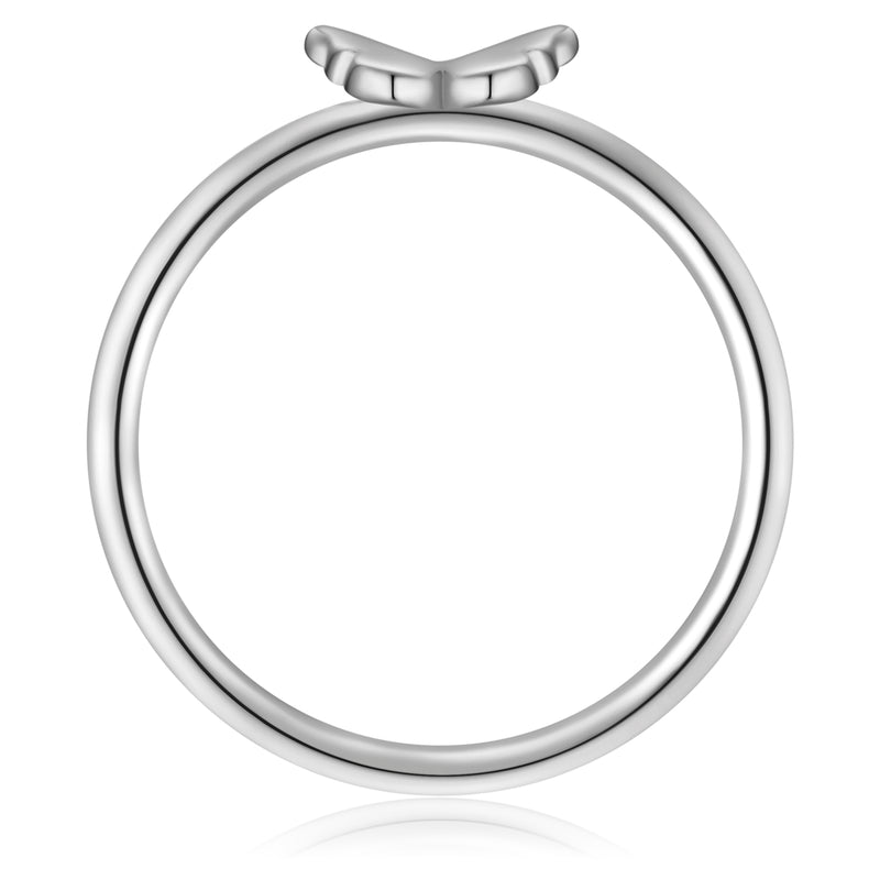 Ring mit Schmetterling silber