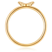 Schmetterlings-Ring gold