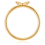 Schmetterlings-Ring gold