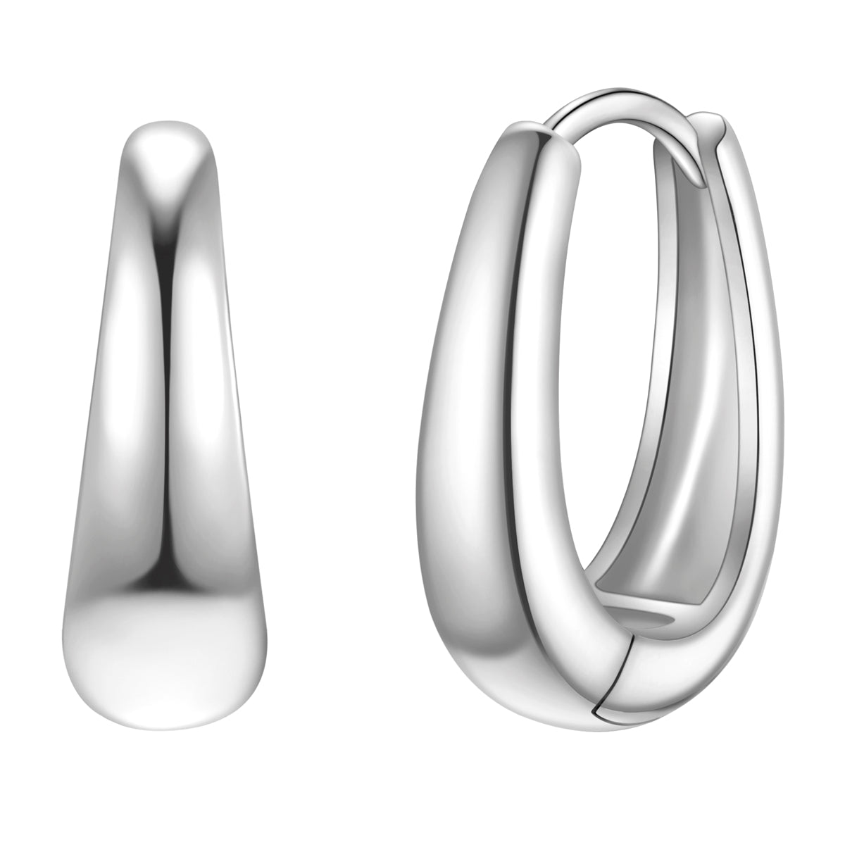 Silber-Creolen
