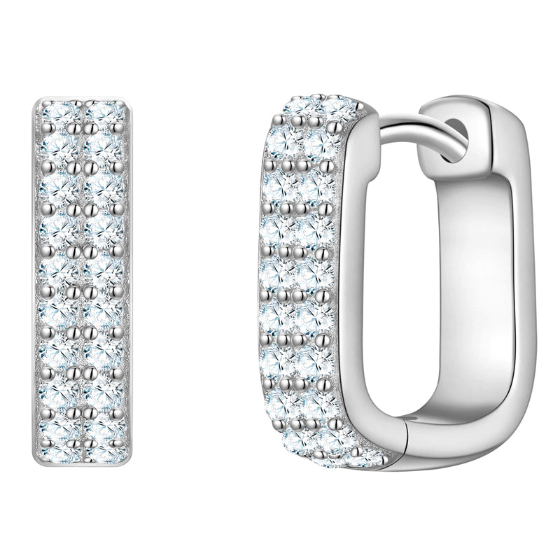 Creolen mit Zirkonia GEO