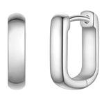 Creolen silber GEO small