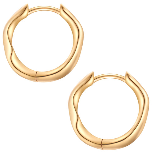 Creolen gold geschwungen