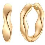 Creolen gold geschwungen