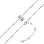 Halskette Bubble Letter A silber