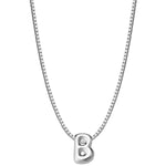 Halskette Bubble Letter B silber