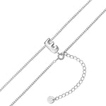 Halskette Bubble Letter E silber