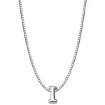 Halskette Bubble Letter I silber