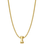 Halskette Bubble Letter I gold