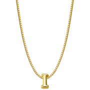 Halskette Bubble Letter I gold