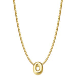 Halskette Bubble Letter O gold