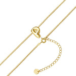 Halskette Bubble Letter P gold