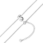Halskette Bubble Letter S silber