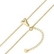 Halskette Bubble Letter Y gold