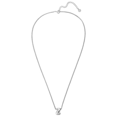 Halskette Bubble Letter Z silber