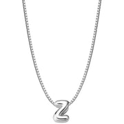 Halskette Bubble Letter Z silber