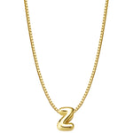 Halskette Bubble Letter Z gold
