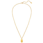 Kette mit Anhänger Sterling Silber gelbgold