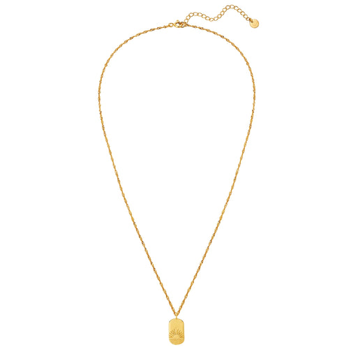 Kette mit Anhänger Sterling Silber gelbgold