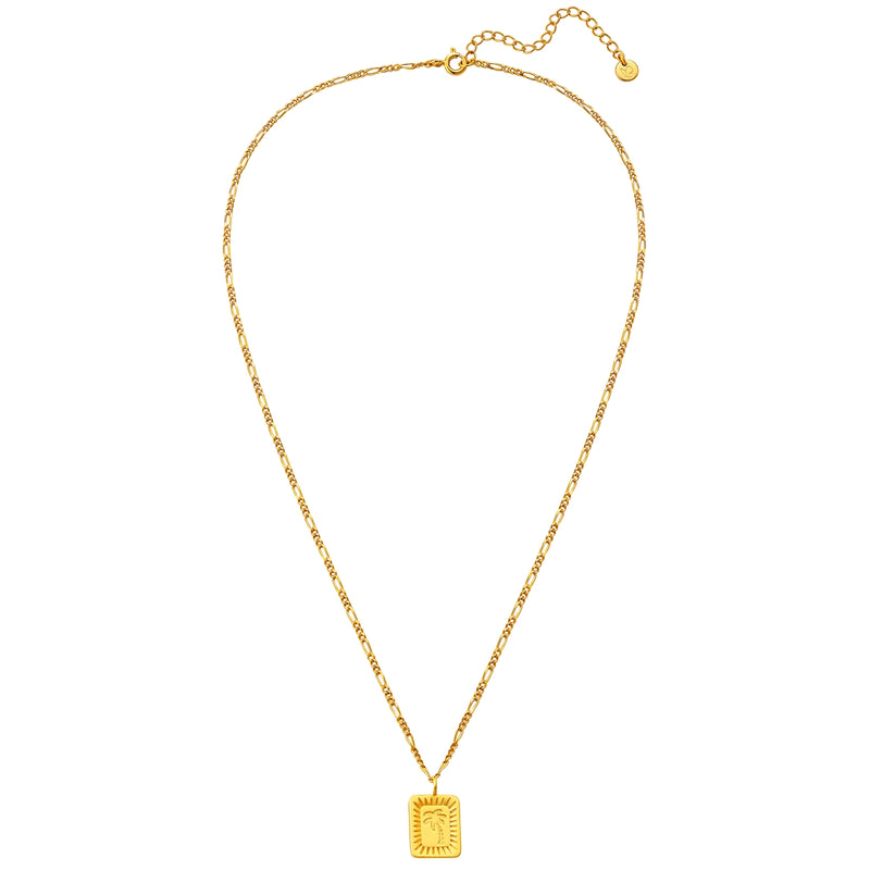 Kette mit Anhänger Sterling Silber gelbgold