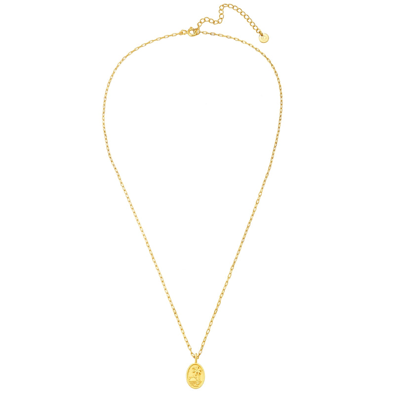 Kette mit Anhänger Sterling Silber gelbgold