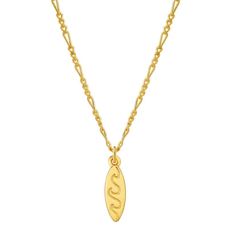 Kette mit Anhänger Sterling Silber gelbgold