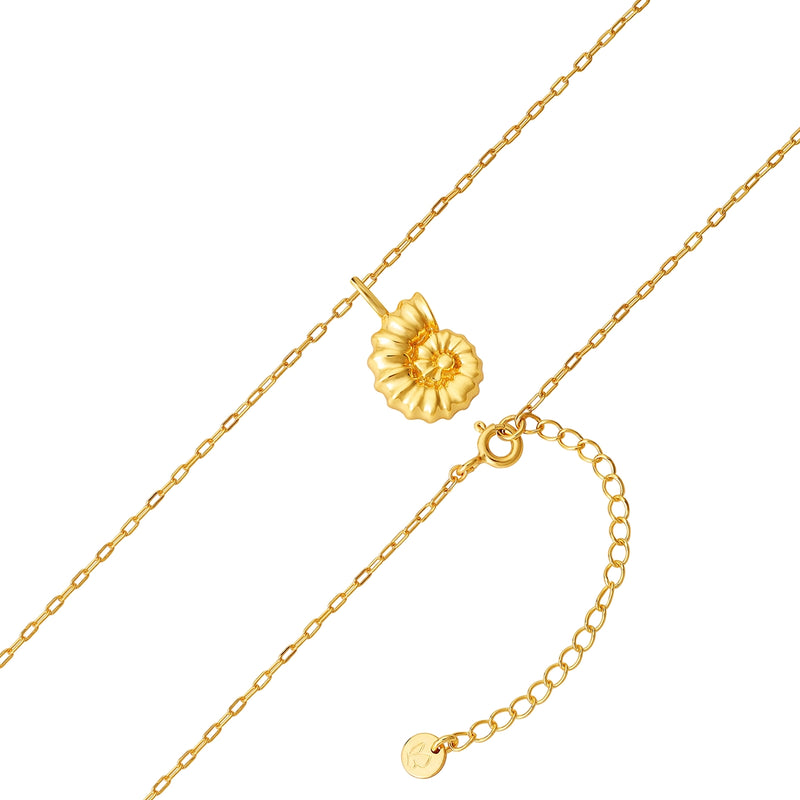 Kette mit Anhänger Sterling Silber gelbgold