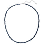 Kette Sterling Silber Chalcedon blau