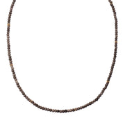 Kette mit grauem Chalcedon (gold)