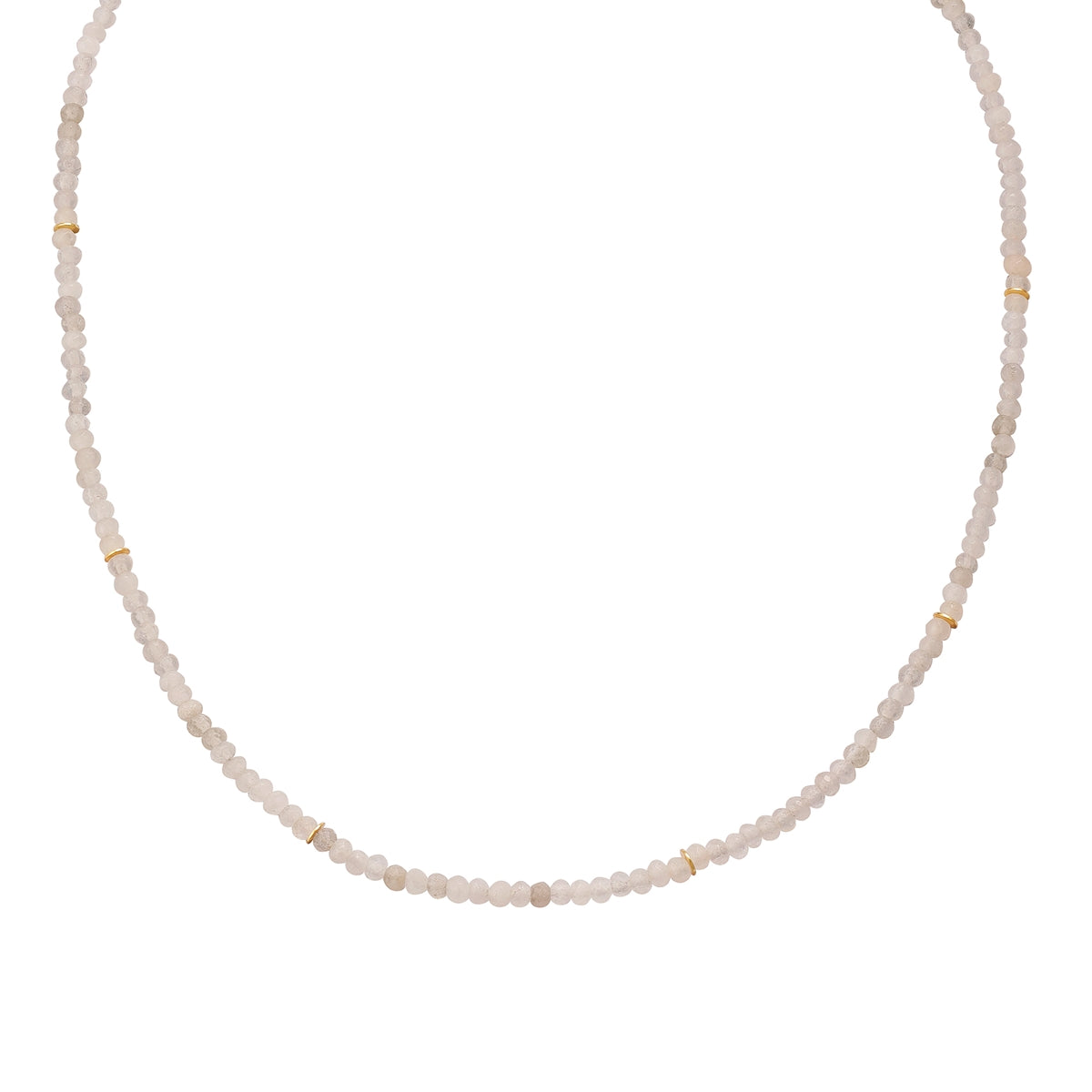 Edelstein-Kette Chalcedon gold