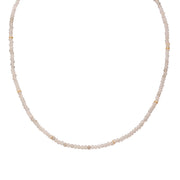 Edelstein-Kette Chalcedon gold