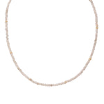 Kette Sterling Silber gelbgold Chalcedon weiß