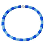 BLUE VIBES Armband silber